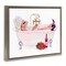 Stupell Industries Woman with Wine Bath Floating Frame, design by Ziwei Li
